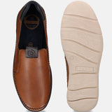 Bugatti Bruno Cognac Premium Leather Comfort Slip-On Casual