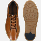 Bugatti Fido Cognac Premium Leather Comfort Sneakers