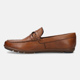 bugatti Cognac Premium Leather  Slip On