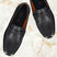 A blue Men's bugatti Drivers featuring a round toe apron toe, zero heels heel. Made from premium genuine leather with a durable rubber outsole, this slip-on design offers both style and comfort.