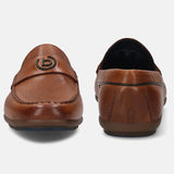 bugatti Cognac Premium Leather  Slip On