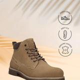 Bugatti Lee Yellow Premium  Leather Comfort  Casual Boots