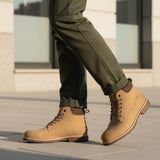 Bugatti Lee Yellow Premium  Leather Comfort  Casual Boots