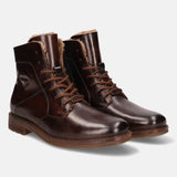 Mirato Brown Leather Ankle Boots