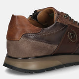 Bugatti Ivo Grey Premium Leather Comfort Sneakers