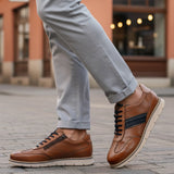 bugatti Sprinter cognac  Premium Leather Comfort Sneakers