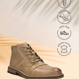 Bugatti Baldor Sand Premium Leather Comfort Casual Boots