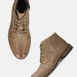 Bugatti Baldor Sand Premium Leather Comfort Casual Boots
