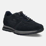 bugatti Dark Blue Suede Sneakers