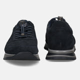 bugatti Dark Blue Suede Sneakers