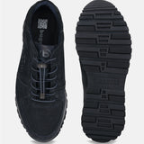 bugatti Dark Blue Suede Sneakers