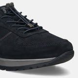 bugatti Dark Blue Suede Sneakers