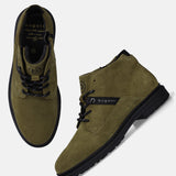 Bugatti Abel Evo Dark Green Premium Leather Comfort Casual Boots