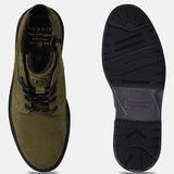 Bugatti Abel Evo Dark Green Premium Leather Comfort Casual Boots