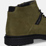 Bugatti Abel Evo Dark Green Premium Leather Comfort Casual Boots