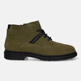 Bugatti Abel Evo Dark Green Premium Leather Comfort Casual Boots