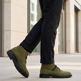 Bugatti Abel Evo Dark Green Premium Leather Comfort Casual Boots