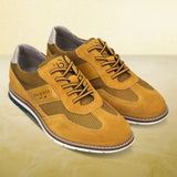 bugatti Yellow Premium Leather Casuals shoes