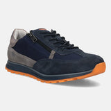 bugatti Dark Blue Suede Sneakers