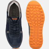 bugatti Dark Blue Suede Sneakers