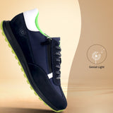 bugatti Cirino Dark Blue  Premium Leather Comfort Mid Top Sneakers