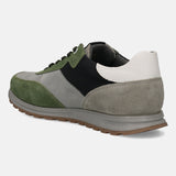Cirino Green & Grey Suede  Sneakers