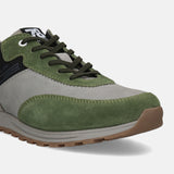 Cirino Green & Grey Suede  Sneakers
