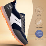 bugatti Cirino Dark Grey Comfort Mid Top Sneakers