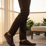 Bugatti Cirino Brown Premium Leather Comfort Sneakers