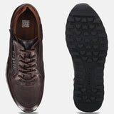 Bugatti Cirino Brown Premium Leather Comfort Sneakers