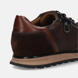 Bugatti Cirino Brown Premium Leather Comfort Sneakers