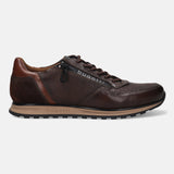 Bugatti Cirino Brown Premium Leather Comfort Sneakers
