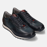 Bugatti Cirino Dark Blue Premium Leather Comfort Sneakers