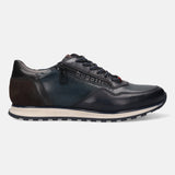 Bugatti Cirino Dark Blue Premium Leather Comfort Sneakers
