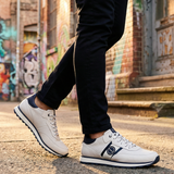 bugatti Garnet Evo White  Premium Leather Comfort Sneakers