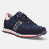 Garnet Evo Dark Blue Suede Sneakers