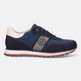 Garnet Evo Dark Blue Suede Sneakers