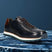 A blue Men's bugatti Sneakers featuring a round toe plain toe, zero heels heel. Made from premium genuine leather with a durable eva outsole, this laces design offers both style and comfort.