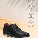 Bugatti Sione Comfort Black Premium Leather Casuals Casual Shoes