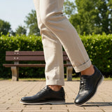Bugatti Sione Comfort Black Premium Leather Casuals Casual Shoes