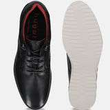 Bugatti Sione Comfort Black Premium Leather Casuals Casual Shoes