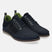 A blue Men's bugatti Casuals Shoes featuring a round plain toe, zero heels heel, and a wide fit. Made from textile with a durable eva outsole, this laces design offers both style and comfort.