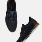 Bugatti Sione Comfort Dark Blue Premium Leather Casuals Casual Shoes