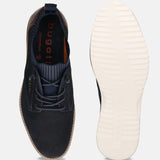 Bugatti Sione Comfort Dark Blue Premium Leather Casuals Casual Shoes