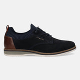 Bugatti Sione Comfort Dark Blue Premium Leather Casuals Casual Shoes