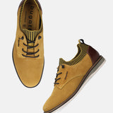 Bugatti Sione Comfort Yellow Premium Leather Casuals Casual Shoes