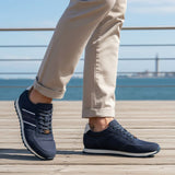 Bugatti Ivar Dark Blue Premium Leather Comfort Sneakers