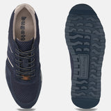 Bugatti Ivar Dark Blue Premium Leather Comfort Sneakers