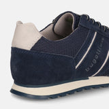 Bugatti Ivar Dark Blue Premium Leather Comfort Sneakers