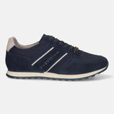 Bugatti Ivar Dark Blue Premium Leather Comfort Sneakers